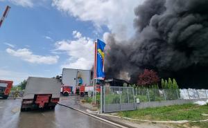 Foto: Grad Bihać/Facebook / Požar u fabrici